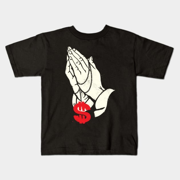 In Money We Trust Kids T-Shirt by carbine